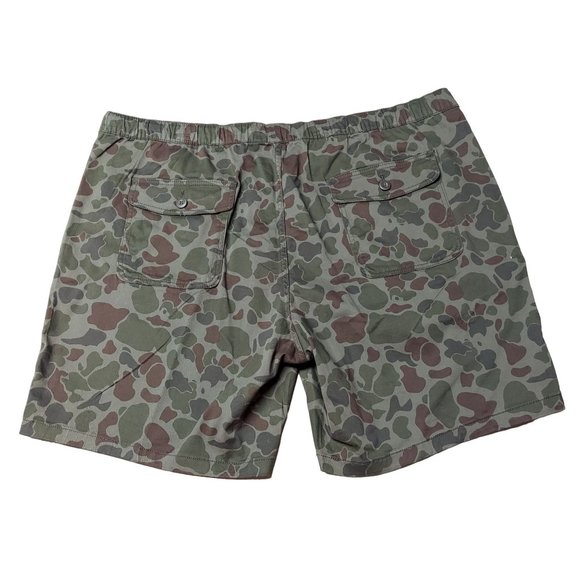 Mutual Weave Men's Green Camo Chino Board Shorts - Picture 4 of 8